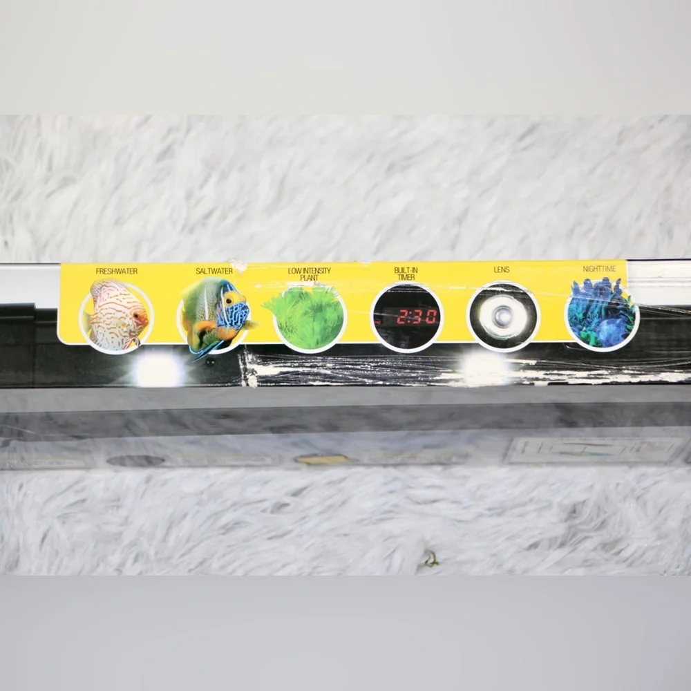 Marineland LED Aquarium Light 18” Strip Bright Output Fish Tank Light New